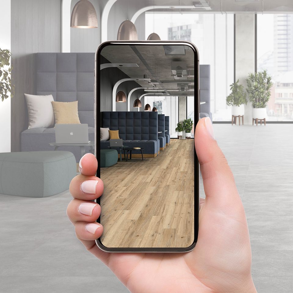 Polyflor vinyl flooring - visualiser - view our flooring in your room
